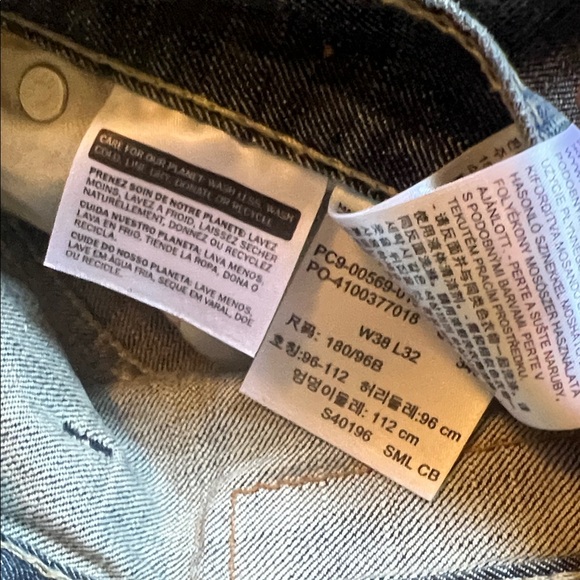 Levi's Men's Blue Straight-Leg Jeans - Picture 3 of 7